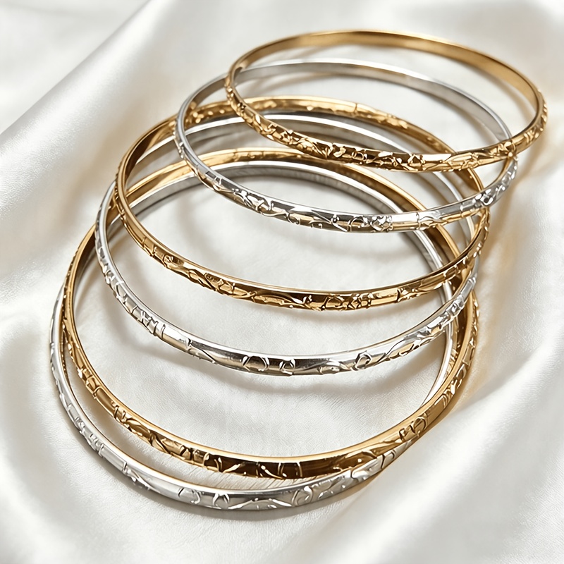 6pcs Fashionable Versatile Bracelet Set for Women